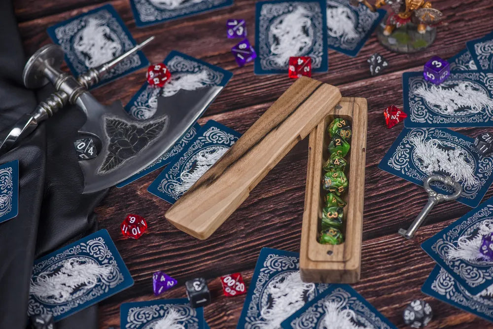 Artisanal Wooden Dice Vault - JTNLAB