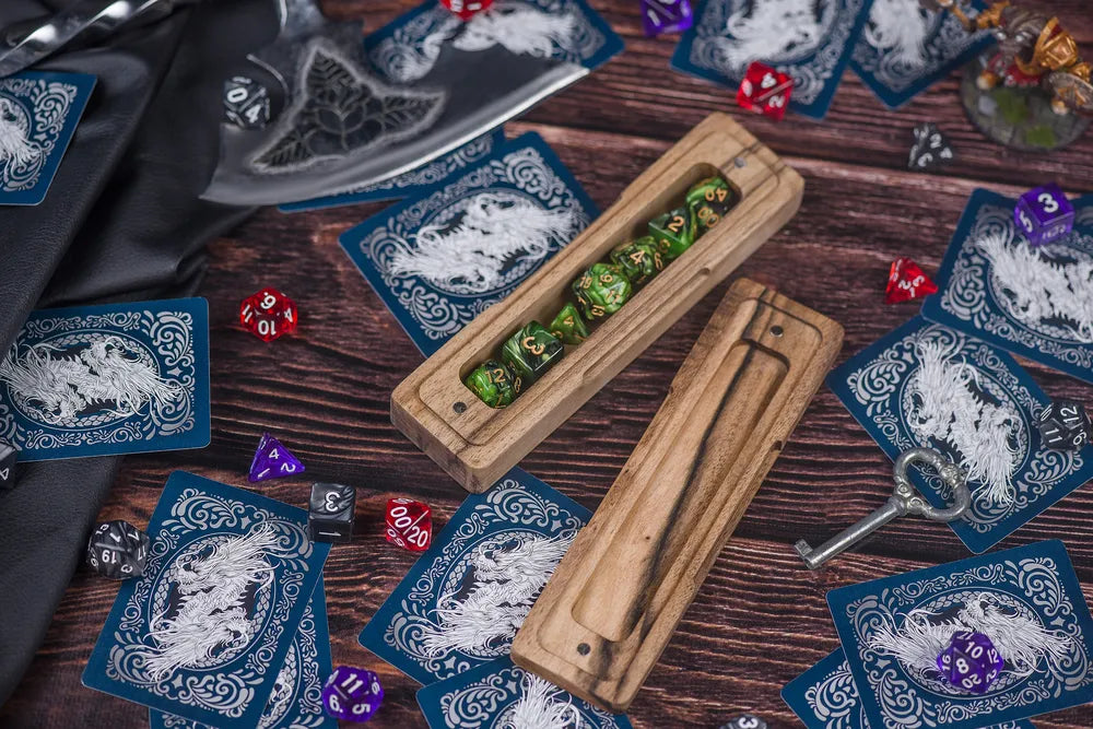 Artisanal Wooden Dice Vault - JTNLAB