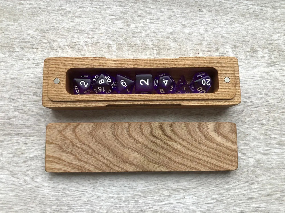 Elegant Handcrafted Wooden Dice Vault - JTNLAB