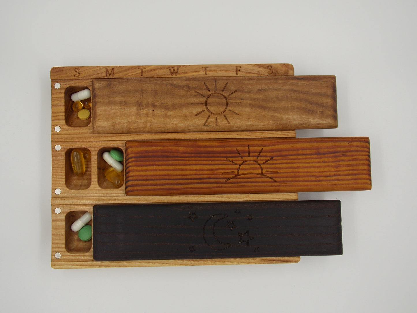 3 Times a Day Weekly Pill Organizer - Morning-Lunch-Evening - JTNLAB