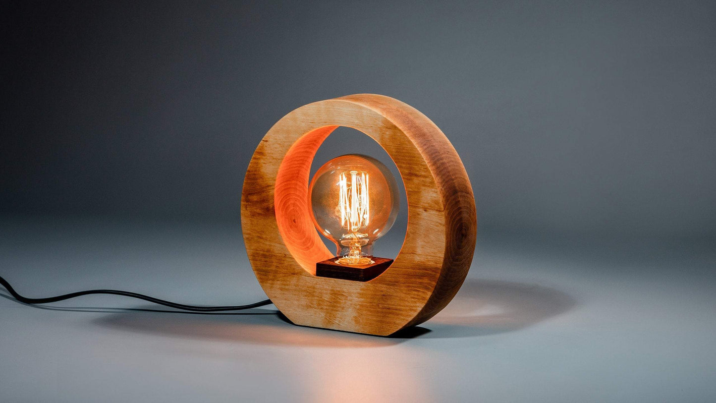 JTNlab LAMP Alder / Please Select WOODEN VINTAGE EDISON LAMP