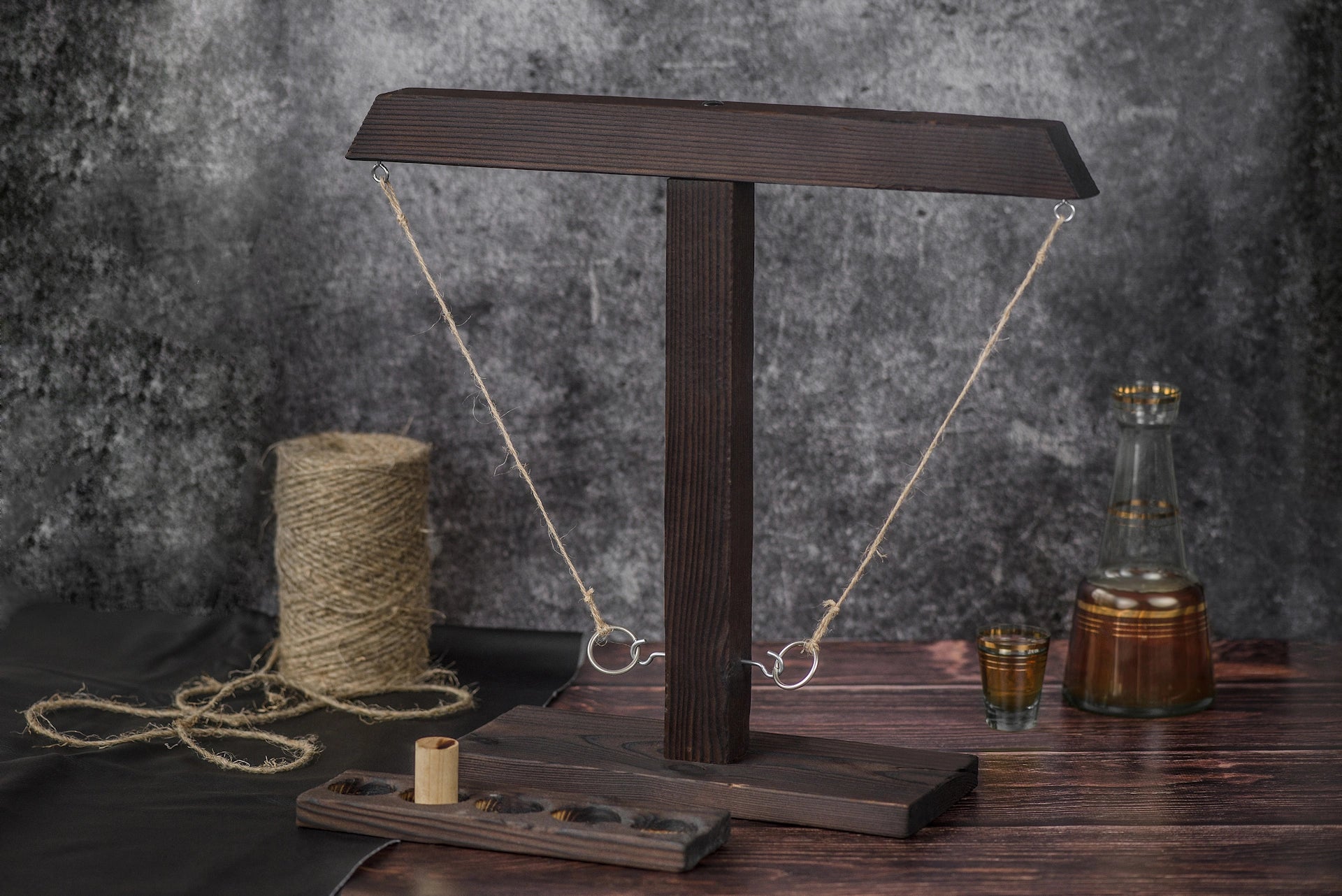 Handmade Ring Toss Game for Two - JTNLAB