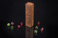 Engraved Wooden Dice Vault with Polyhedral Dice Set for Dungeons & Dragons - JTNLAB