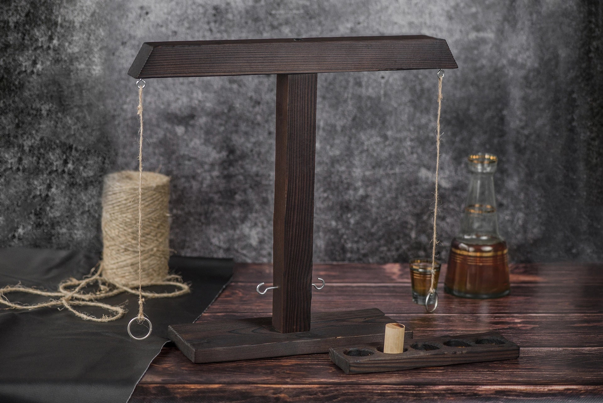 Handmade Ring Toss Game for Two - JTNLAB