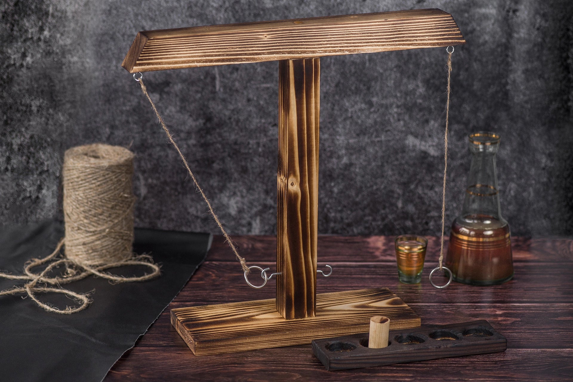 Handmade Ring Toss Game for Two - JTNLAB