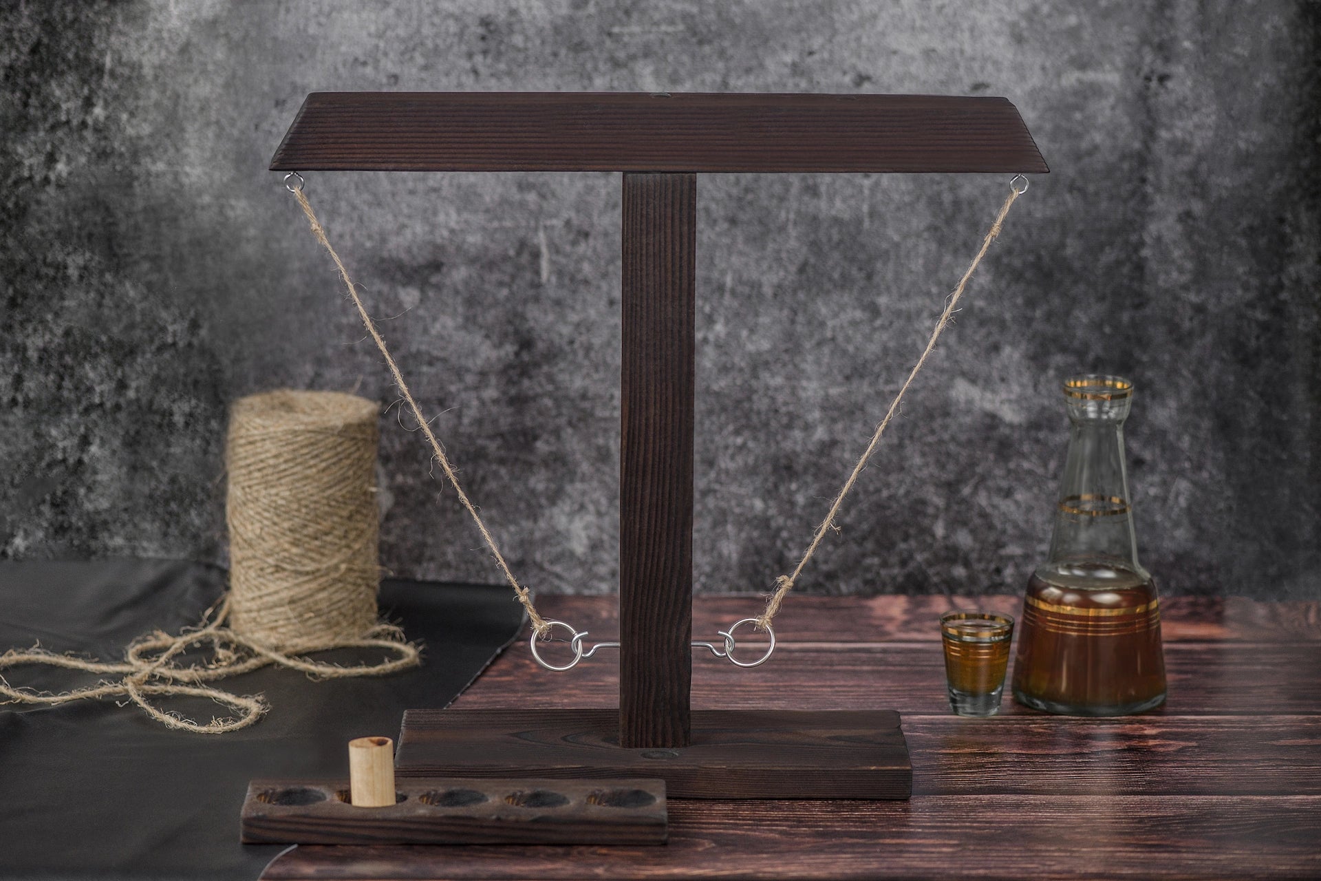 Handmade Ring Toss Game for Two - JTNLAB