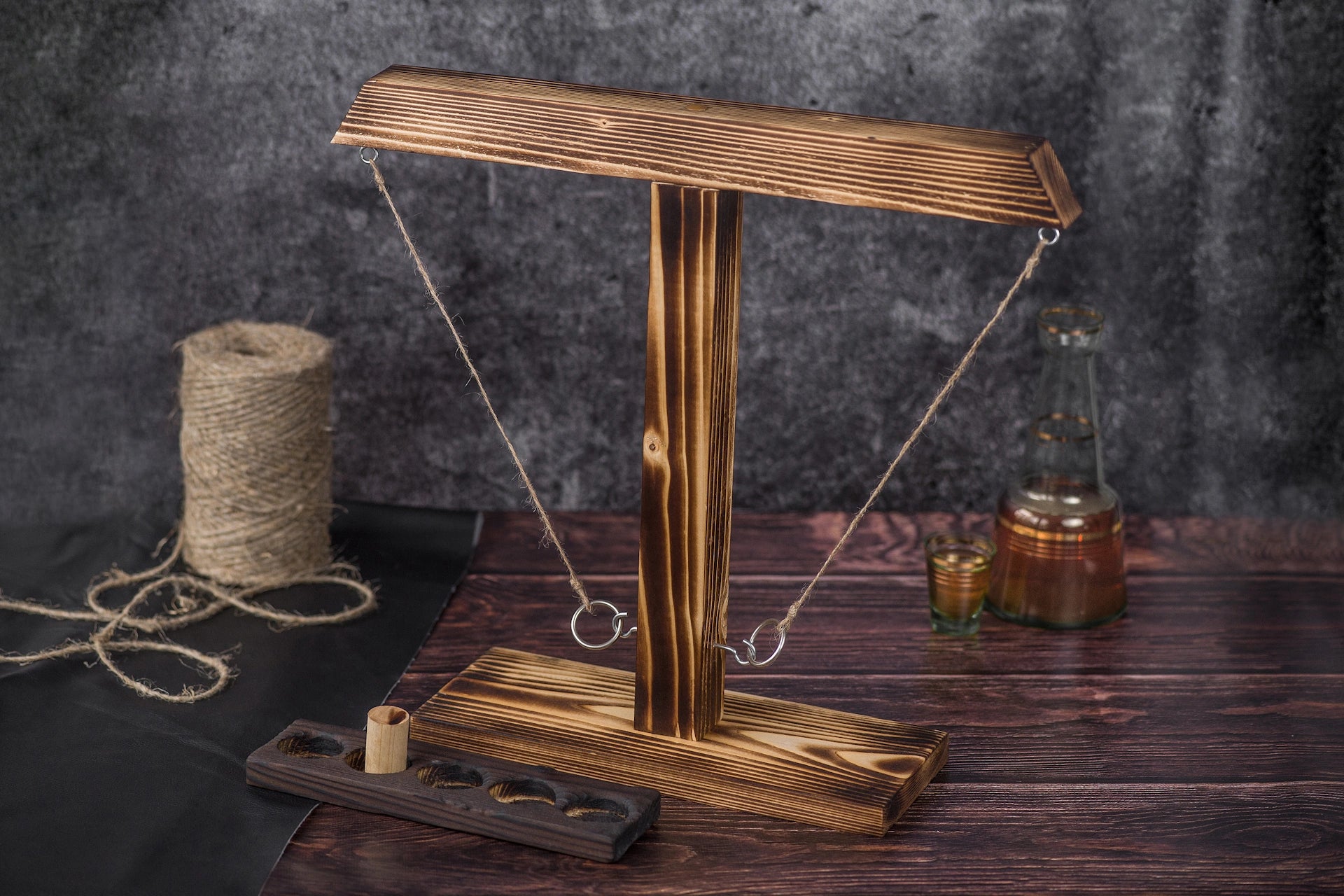 Handmade Ring Toss Game for Two - JTNLAB