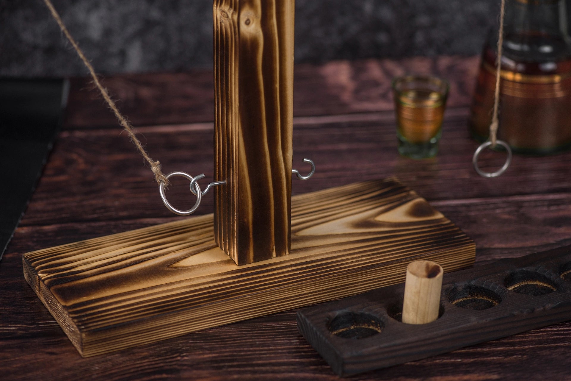Handmade Ring Toss Game for Two - JTNLAB