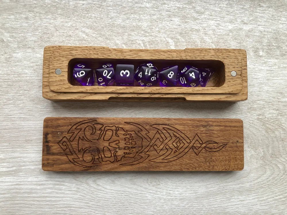 Dark Mark Engraved Wooden Dice Box - JTNLAB