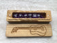 Handcrafted Wooden Dice Box with Guitar Engraving - JTNLAB