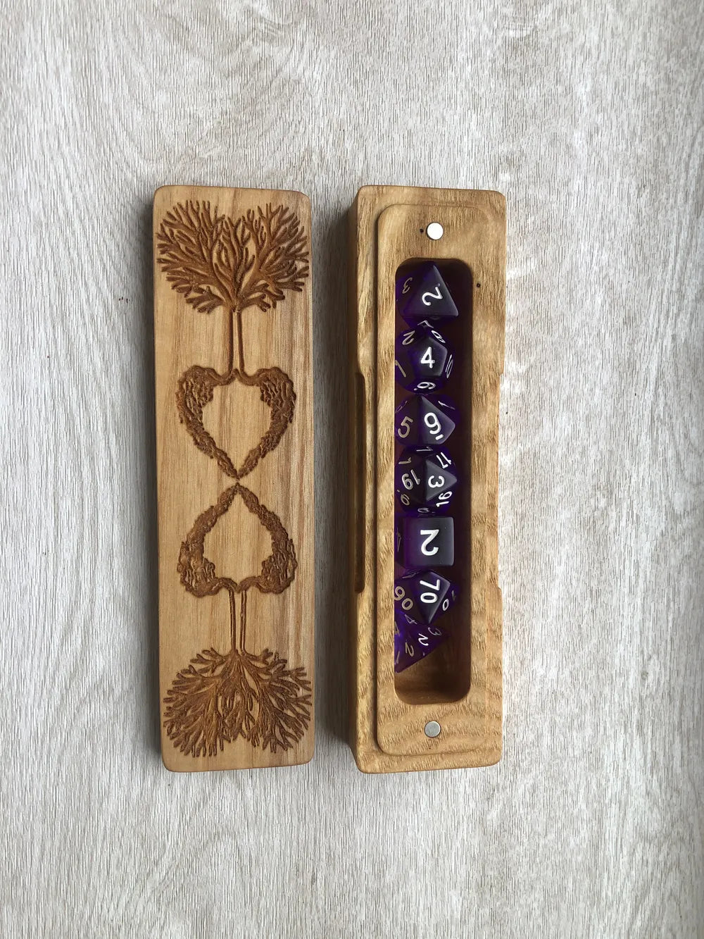 Rooted Love Engraved Dice Box - JTNLAB