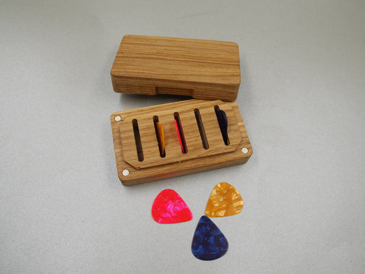 Personalized Wooden Guitar Pick Box - JTNLAB