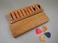 Custom Personalized Wooden Guitar Pick Box - Ideal Gift for Guitarists and Musicians for Hanukkah and Christmas - JTNLAB