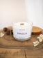 Personalized Aroma Handmade Candle Gift. 100% natural Soy wax Candle 6oz .Wood wick - JTNLAB