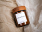 Aroma Candles Coton Wick. Personalized Amber Glass Container. Natural 100% Soy Wax - JTNLAB