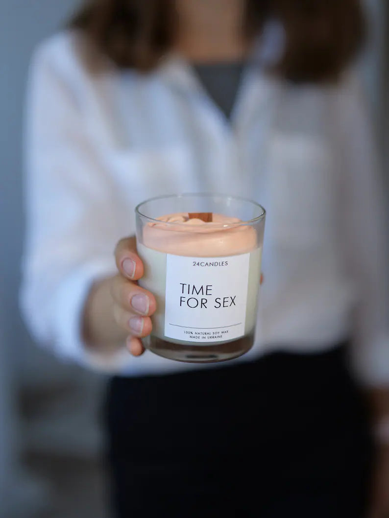 Personalized Vagina Candle. 8 oz Natural Soy Wax Candle. Sexy gift - JTNLAB