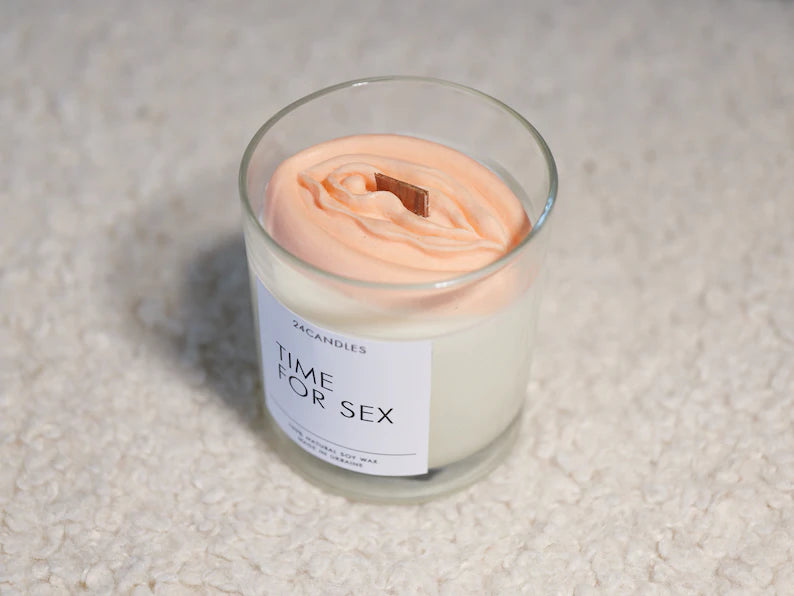 Personalized Vagina Candle. 8 oz Natural Soy Wax Candle. Sexy gift - JTNLAB