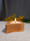 Small Wood Soy Wax Candle 2oz. Home decor candle. Romantic candles - JTNLAB