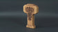 Celtic Engraved Wooden Dice Tower and Tray Set