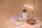 Wooden Desk LED Lamp/USB Charger Flexible Goose Neck Study Table Lamp 11 - JTNLAB