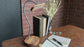 Wooden Desk LED Lamp/USB Charger Flexible Goose Neck Study Table Lamp