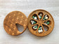 ROUND WEEKLY PILL BOX  - HONEYCOMB - JTNLAB