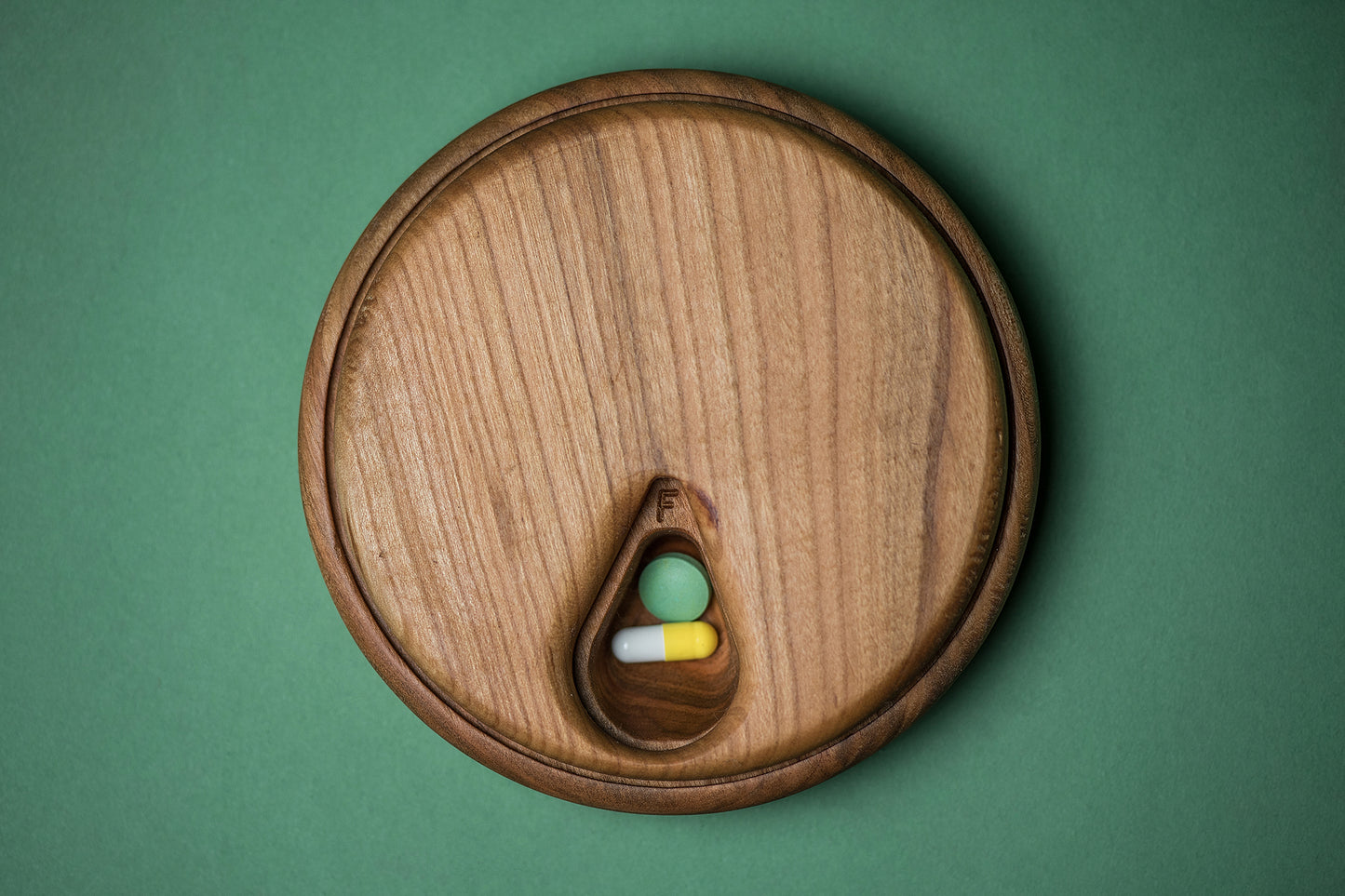 Pill Case Organizer Natural Wood Weekly Pill Box 3 - JTNLAB