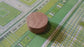 Round Pocket Pill Box Natural Wood Pill Box for Pocket