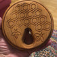 ROUND WEEKLY PILL BOX - HONEYCOMB vs BEES - JTNLAB