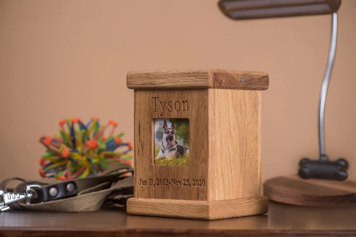 Pet memorial urns / cremation pet urn for animals dogs cats birds rabbits / keepsake urn / pet memorial box / engraved pet urn / Pet urns ashes - JTNLAB