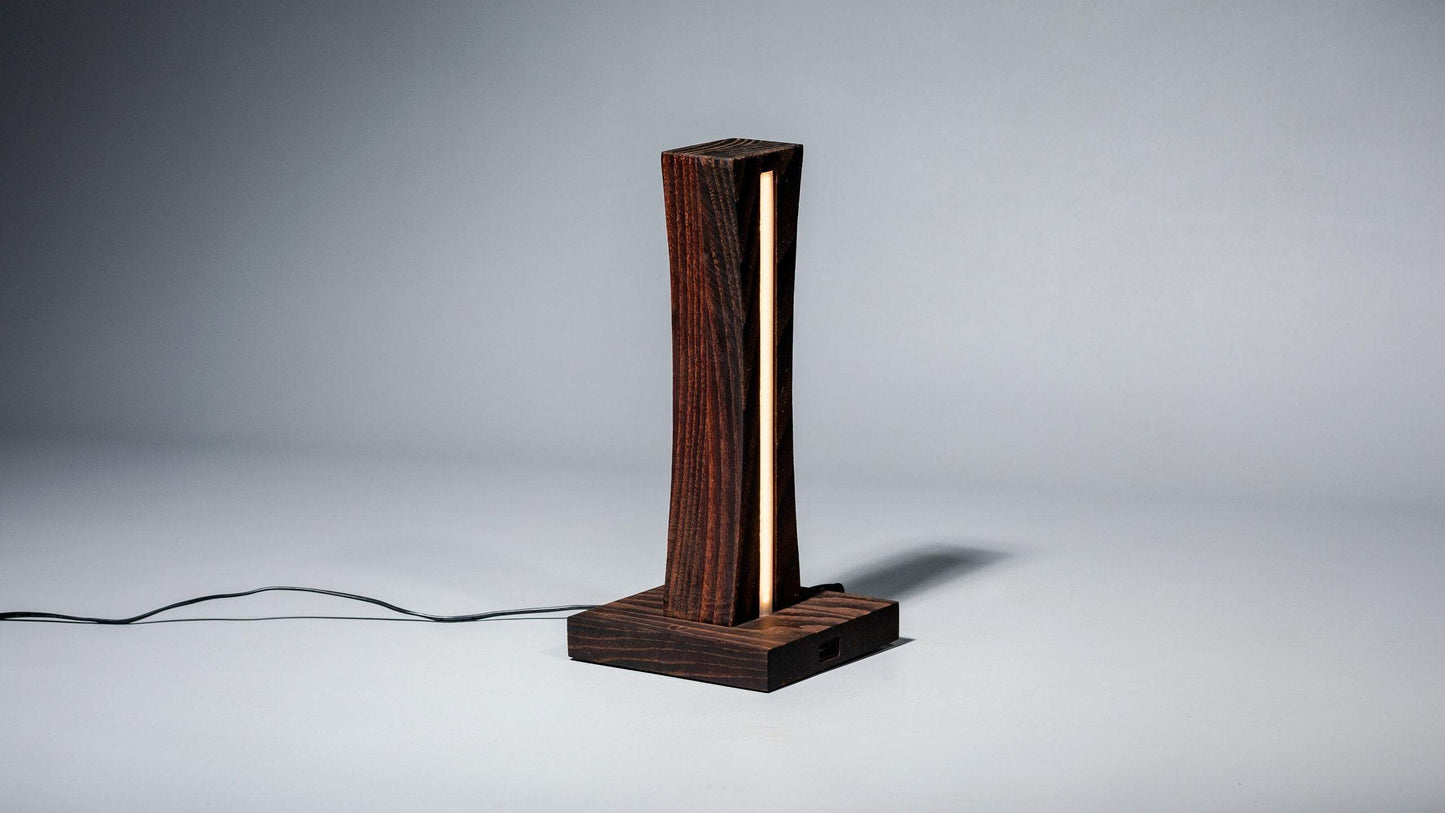 JTNlab LAMP Dried Ash / Please Select WOODEN TABLE LAMP - TOWER