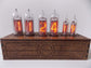 JTNlab Nixie Tube Clock 4xIN14 2xIN16 RGB Russian Wooden Home Decor Dieselpunk Soviet Table Christmas Boyfriend Gift For Him