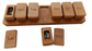 JTNlab PILLBOX 1 TIME DAILY MODULAR PILL BOX