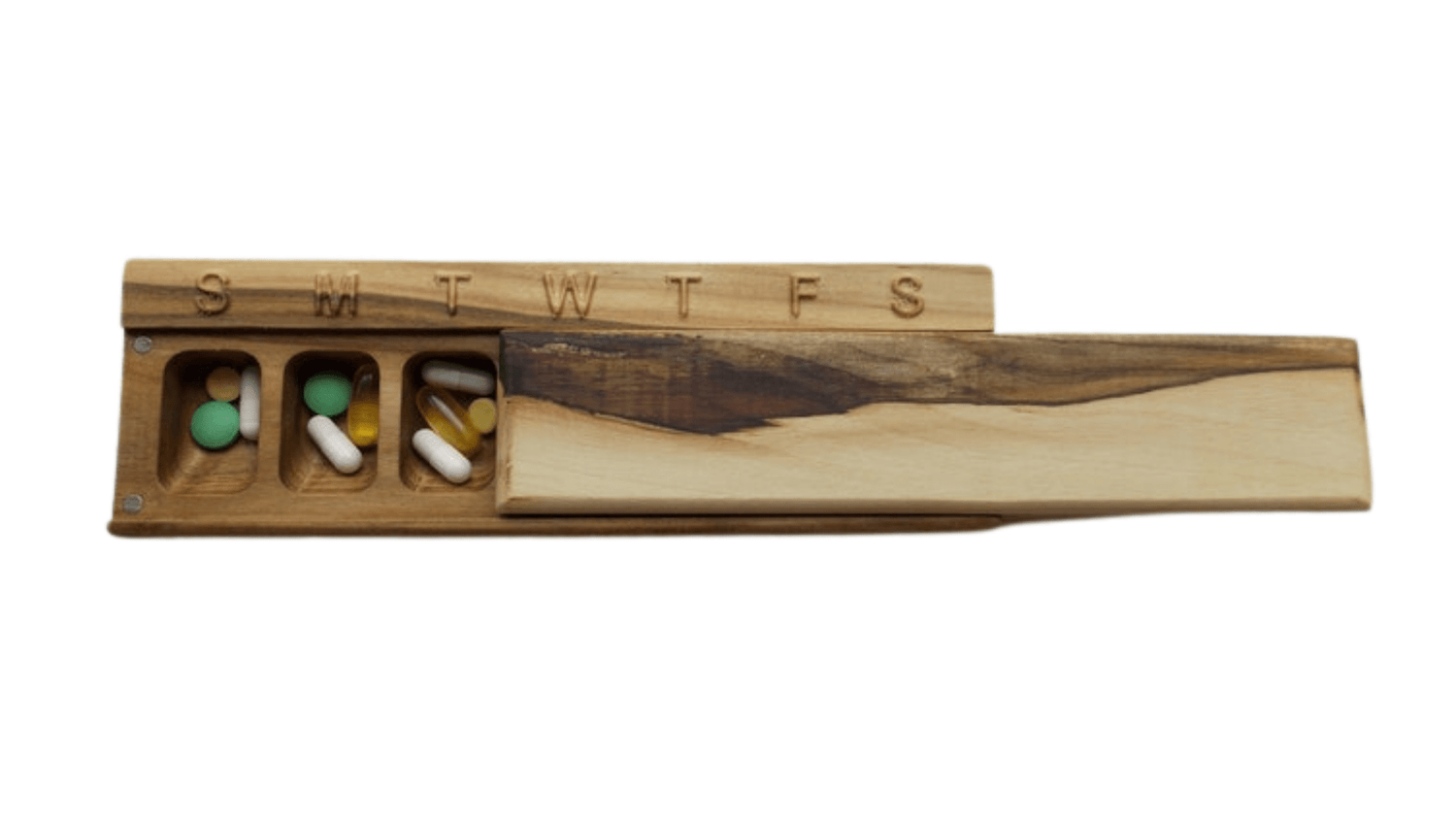 Large Size Wooden Pill Boxes