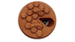 JTNlab PILLBOX Alder / Internal Lid / No Personalization ROUND WOODEN PILL BOX - 3D HONEYCOMB vs BEES