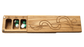 JTNlab PILLBOX Ash / No Personalization / External Lid WOODEN PILL BOX -  SNAKE