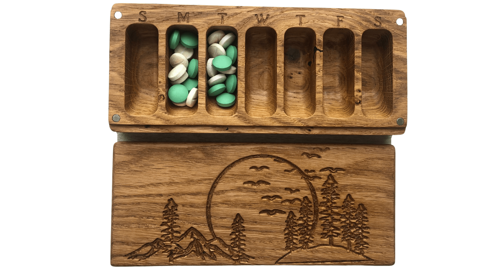 JTNlab PILLBOX BIG WEEKLY PILL BOX - BIG NATURE