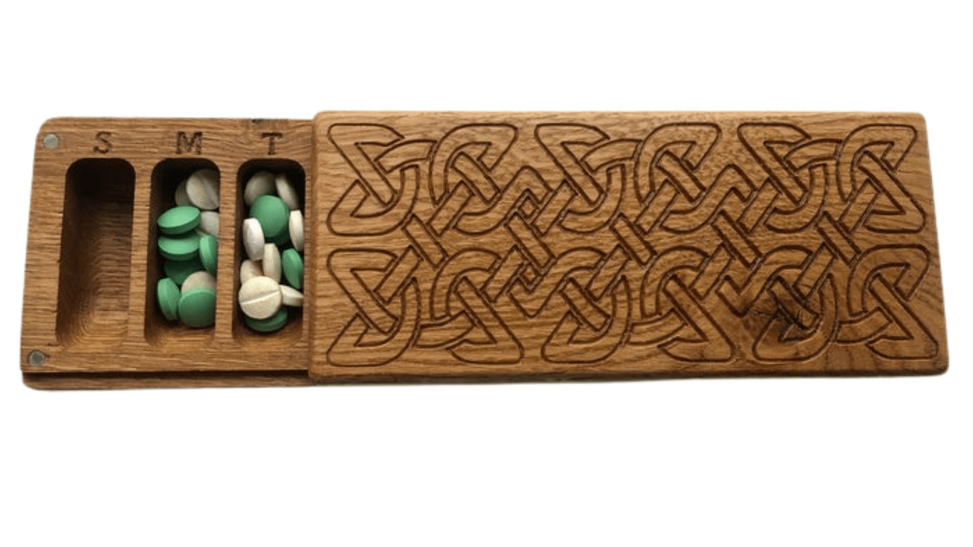 JTNlab PILLBOX BIG WOODEN PILL BOX - KIEL KNOT 6