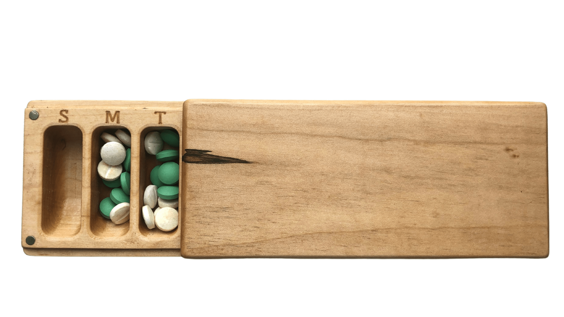 JTNlab PILLBOX Maple / Please Select BIG WOODEN PILL BOX - NATURAL WOOD