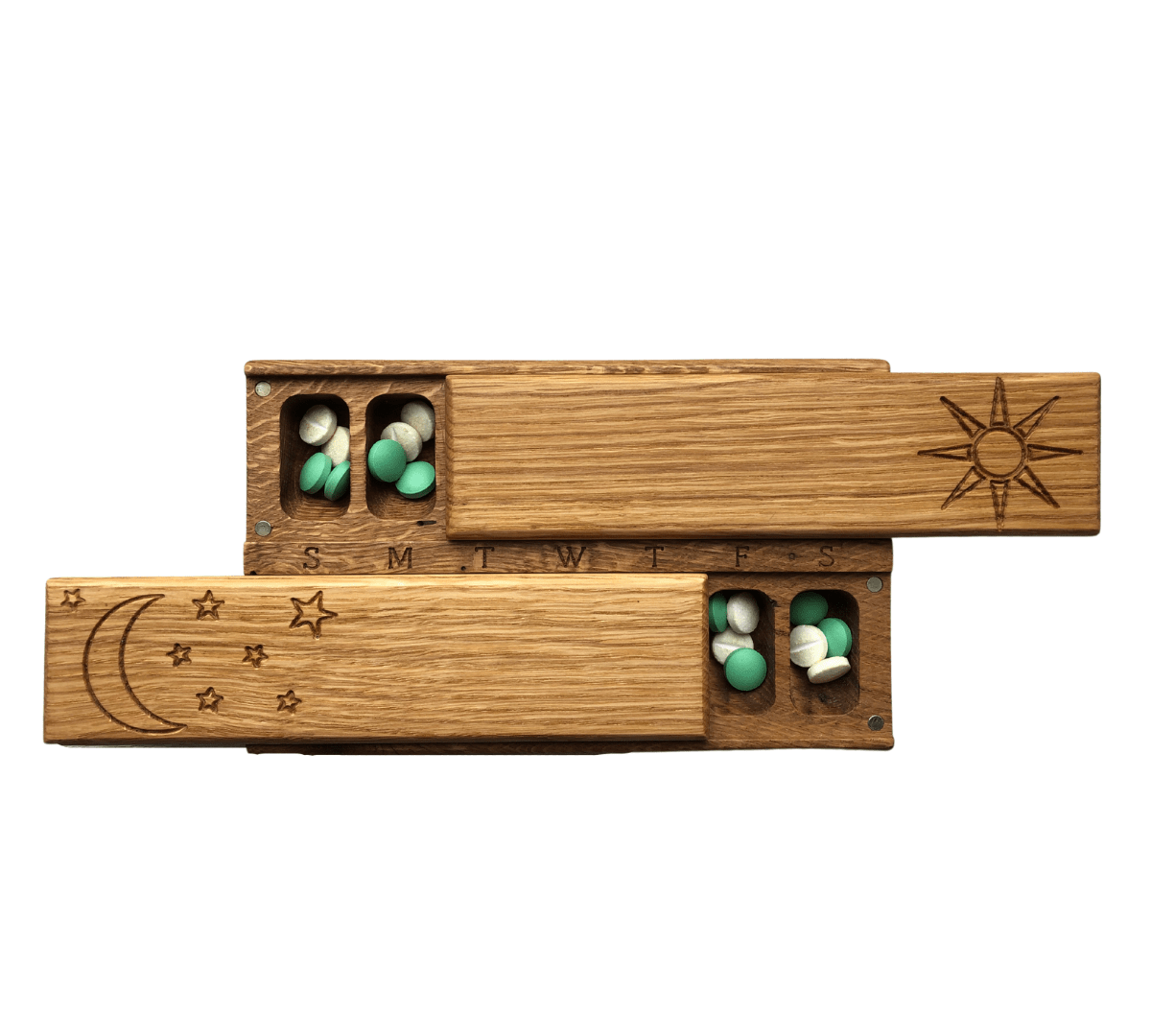 JTNlab PILLBOX Please Select / Please Select WOODEN DAY/NIGHT PILLBOX  - SUN-MOON