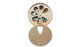 JTNlab PILLBOX ROUND WOODEN PILL BOX - MAPLE LEAVES