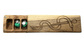 JTNlab PILLBOX Walnut / No Personalization / External Lid WOODEN PILL BOX -  SNAKE