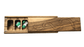 JTNlab PILLBOX Walnut / No Personalization / Interntal Lid WOODEN PILL BOX -  SNAKE