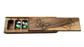 JTNlab PILLBOX Walnut / No Personalization WOODEN PILL BOX -  BUTTERFLIES