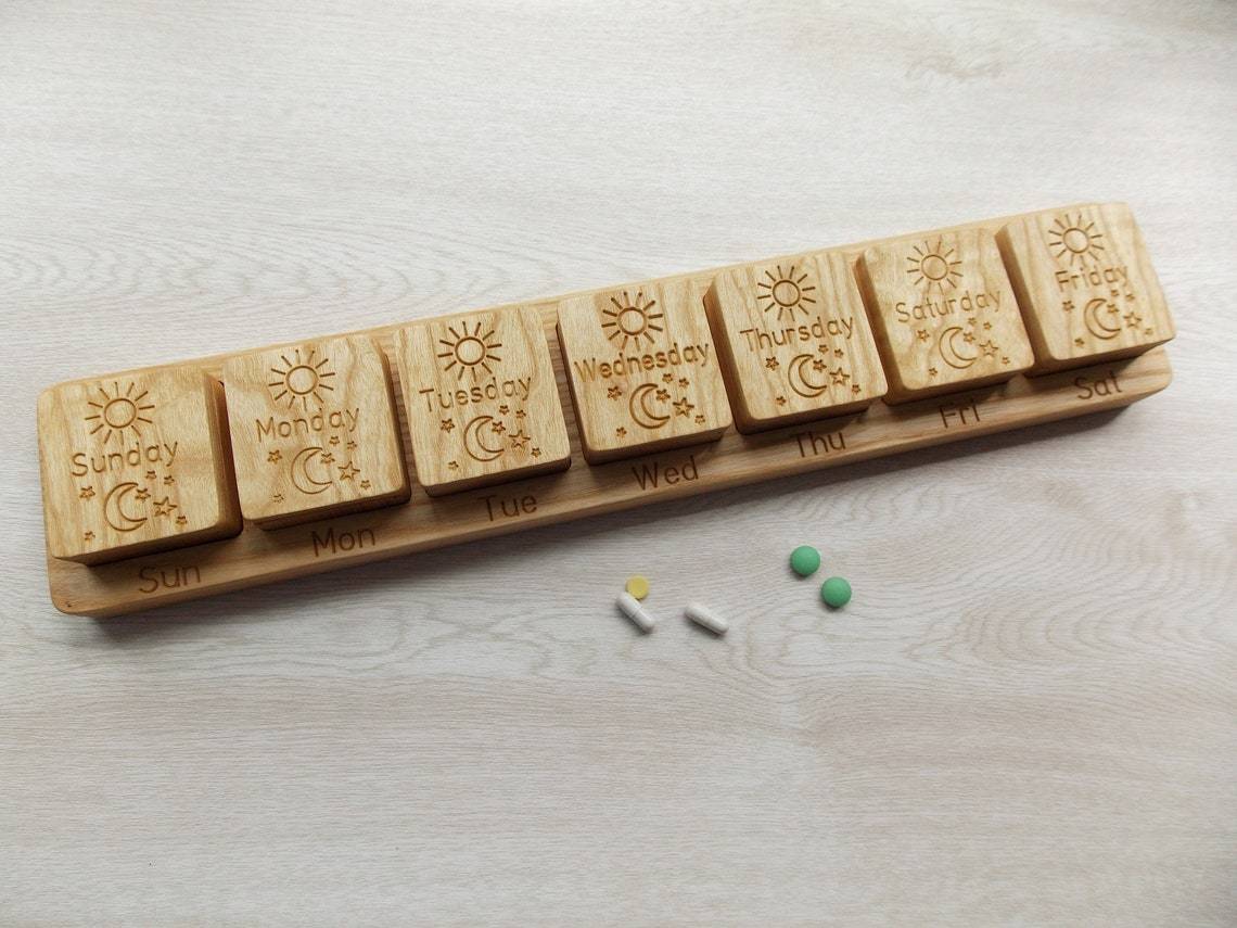JTNlab PILLBOX WEEKLY 2 TIMES PER DAY MODULAR PILL BOX
