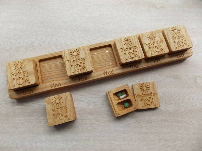 JTNlab PILLBOX WEEKLY 2 TIMES PER DAY MODULAR PILL BOX