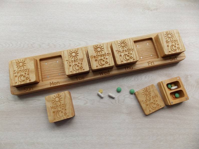JTNlab PILLBOX WEEKLY 2 TIMES PER DAY MODULAR PILL BOX