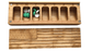 JTNlab PILLBOX WOODEN PILL BOX - 3D USA FLAG