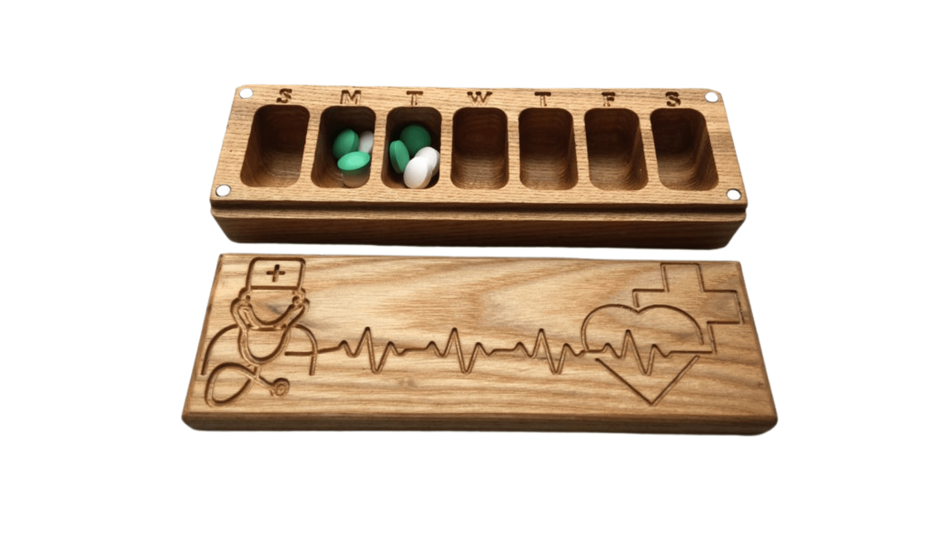 JTNlab PILLBOX WOODEN PILL BOX - DOCTOR