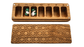 JTNlab PILLBOX WOODEN PILL BOX - HONEYCOMB